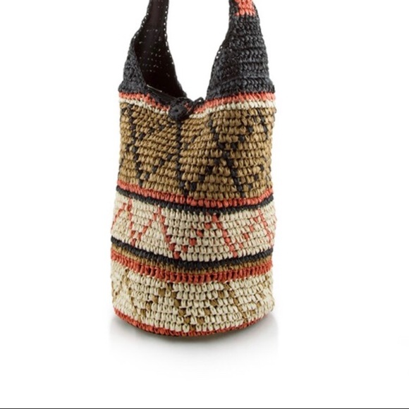 ❤️LAST ONE 🦊AZTEC STRAW SHOULDER BAG🦊 - Picture 2 of 6
